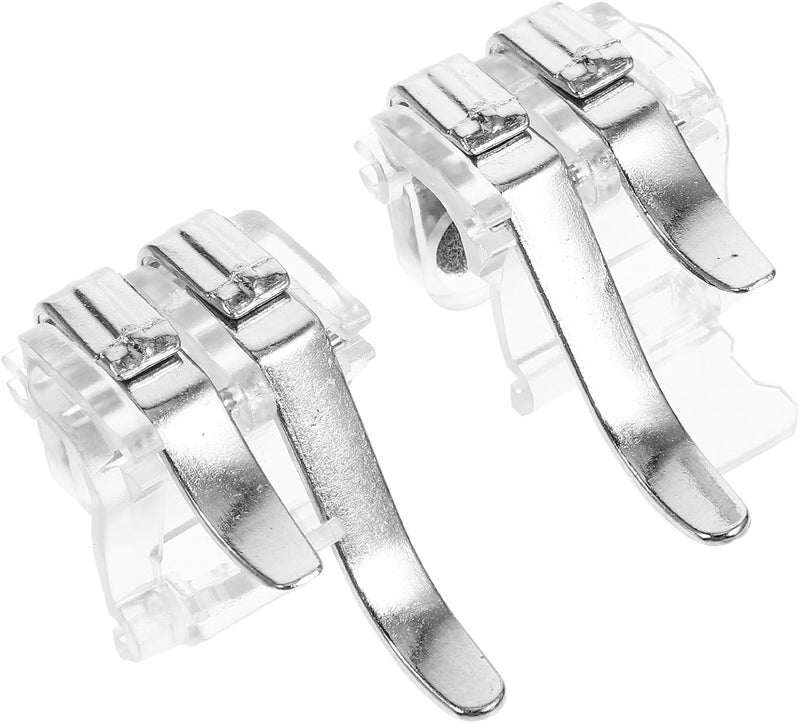 OSALADI 1 Pair Mobile Game Controller Cell Phone Game Controller Phone Triggers Game Handle Accessories Phone Trigger for Gaming Mobile Game Trigger Mobile Controller Trigger Rubber Silver - Image 1